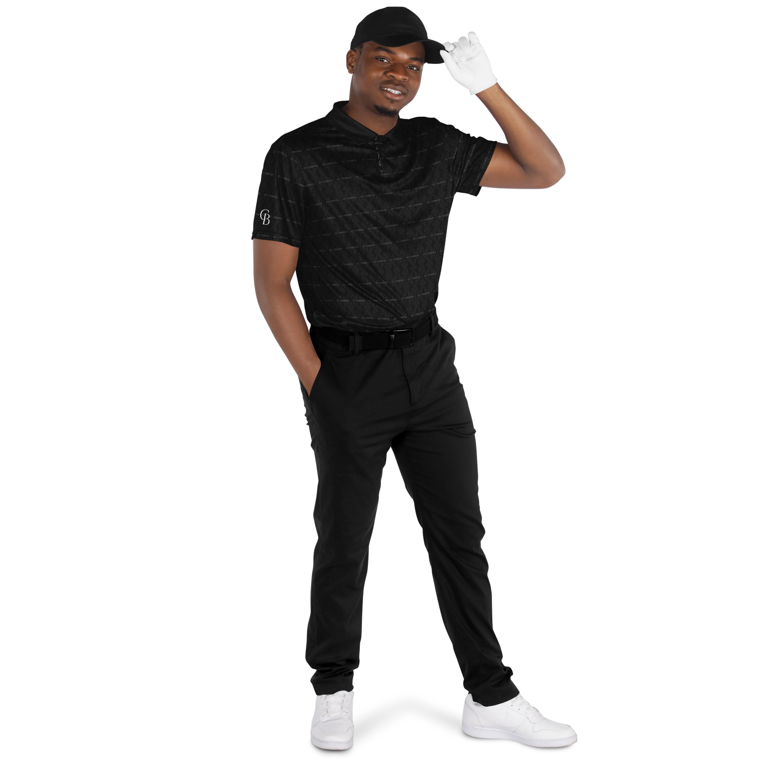 Maduro Floral Black - Polo Shirt