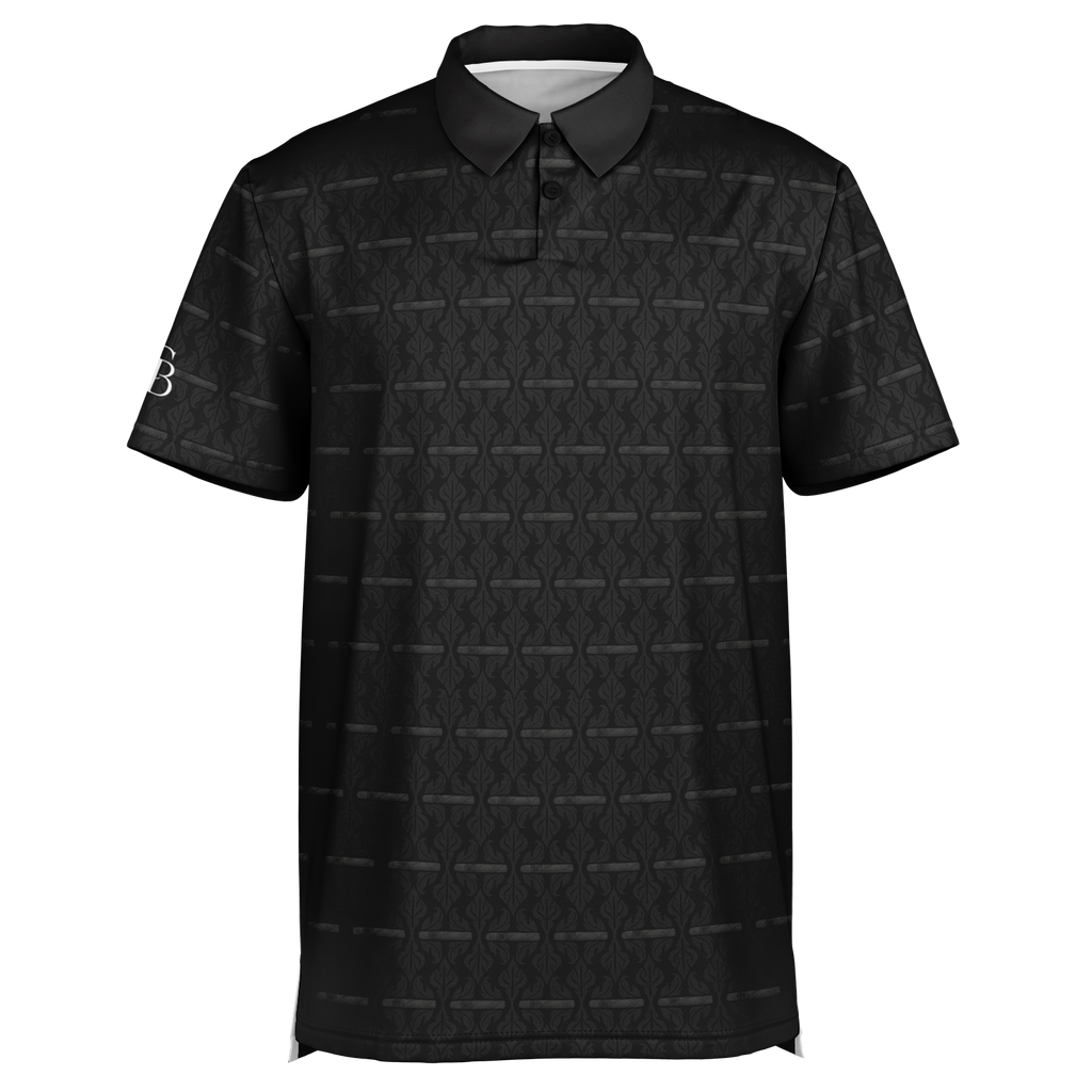 Maduro Floral Black - Polo Shirt