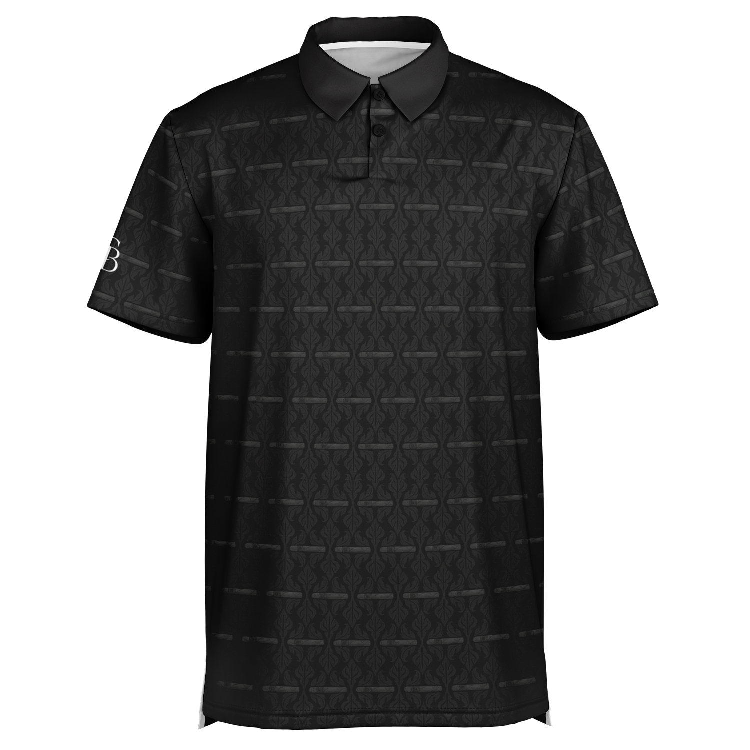 Maduro Floral Black - Polo Shirt