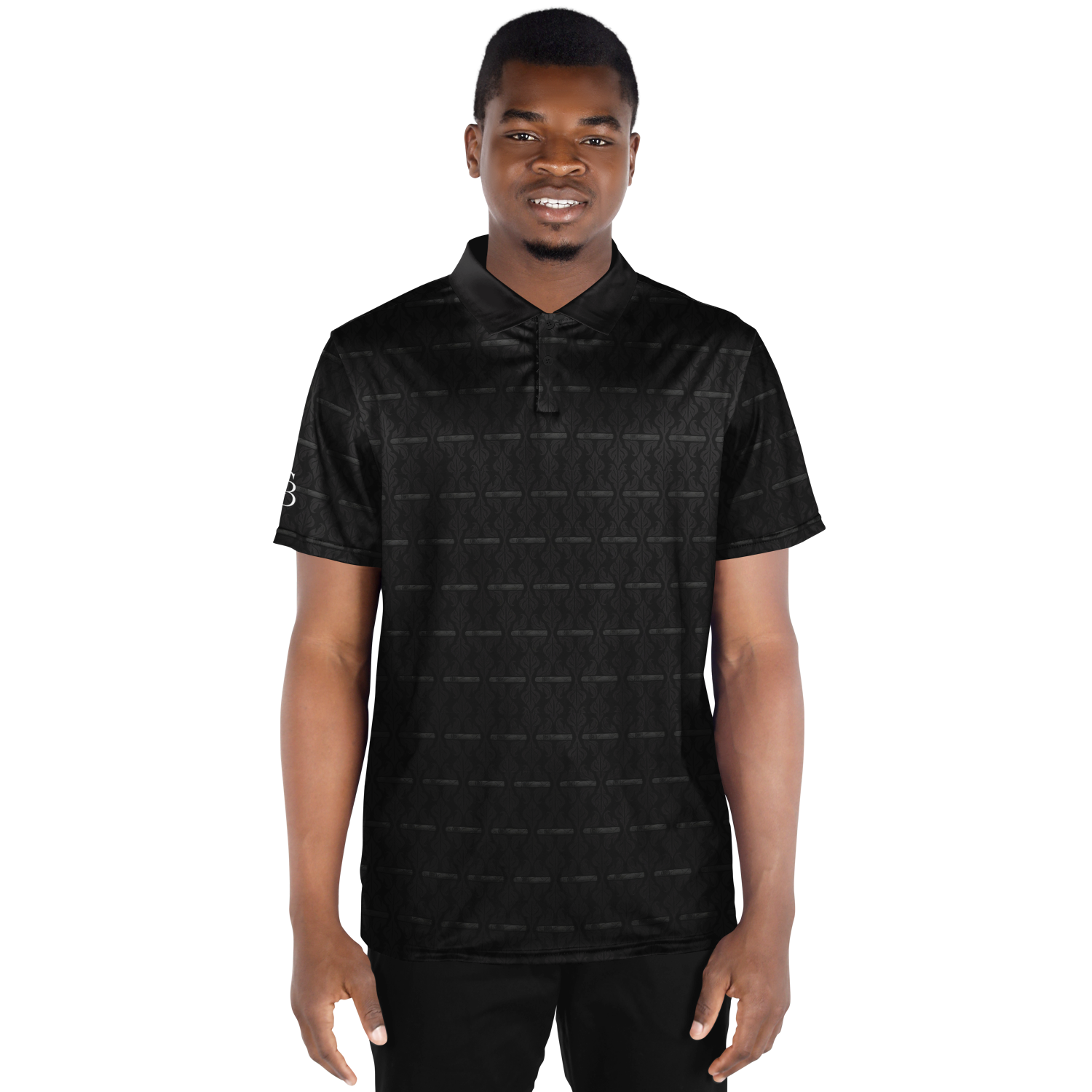 Maduro Floral Black - Polo Shirt